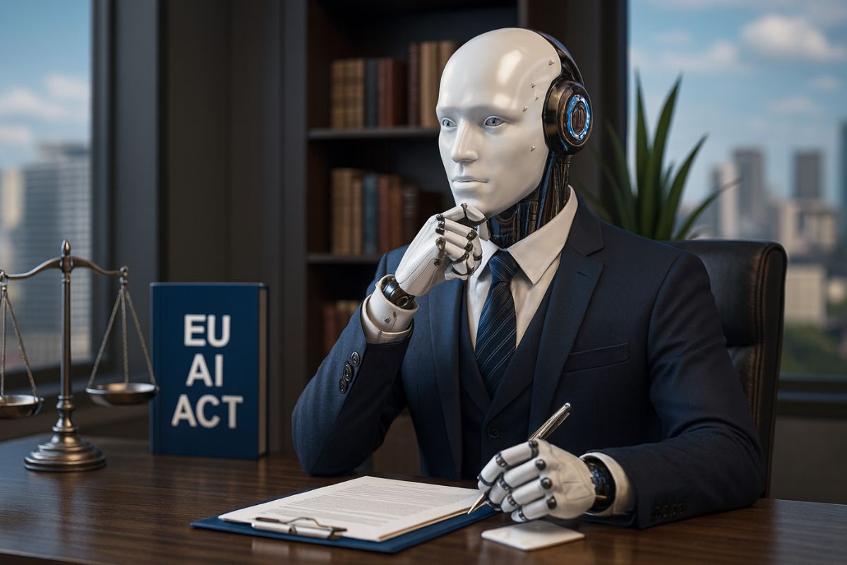 Künstliche Intelligenz - Roboter als Manager in einem Unternehmen